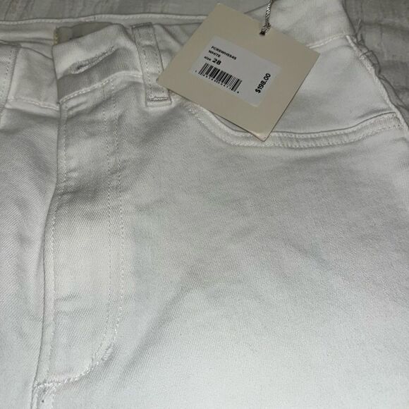 Favorite Daughter The Sara High Rise Skinny Jean in White Size 28 NWT - Picture 10 of 12
